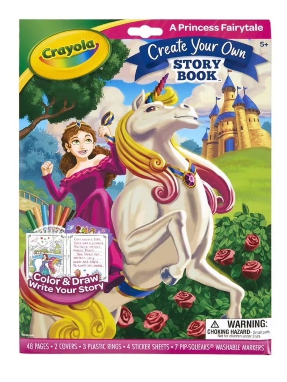 Crayola Create Your Own Story Book - Princess Fairytale